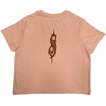 Marchandises Slipknot: Slipknot Ladies Crop Top: The End So Far Faces Grid (back Print) (small) S