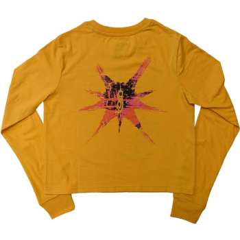 Marchandises Slipknot: Slipknot Ladies Long Sleeve Crop Top: The End So Far Barcode (back Print) (small) S