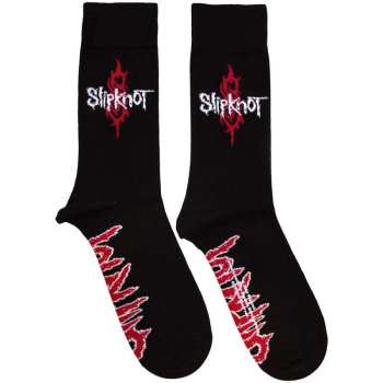 Marchandises Slipknot: Slipknot Unisex Ankle Socks: Tour '22 (black) (uk Size 4 - 7) 36 - 42