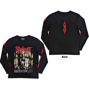 Marchandises Slipknot: Slipknot Unisex Long Sleeve T-shirt: Skeleton Flag (back & Sleeve Print) (small) S