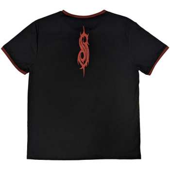 Marchandises Slipknot: Slipknot Unisex Ringer T-shirt: Logo (back Print) (small) Black