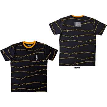 Marchandises Slipknot: Slipknot Unisex Ringer T-shirt: The End So Far Tribal-s & Barcode Ringer (back Print) (small) S