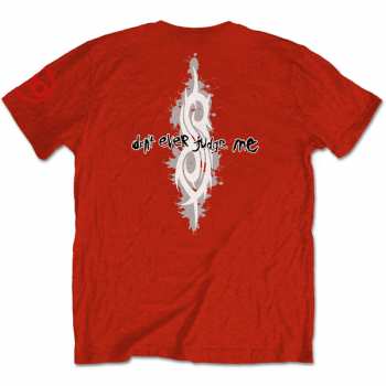 Marchandises Slipknot: Tričko 20th Anniversary Don't Ever Judge Me  S