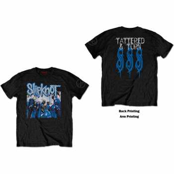 Marchandises Slipknot: Tričko 20th Anniversary Tattered & Torn  S