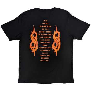 Marchandises Slipknot: Slipknot Unisex T-shirt: Live At Msg Orange (back Print) (small) S