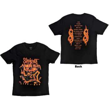 Marchandises Slipknot: Slipknot Unisex T-shirt: Live At Msg Orange (back Print) (small) S