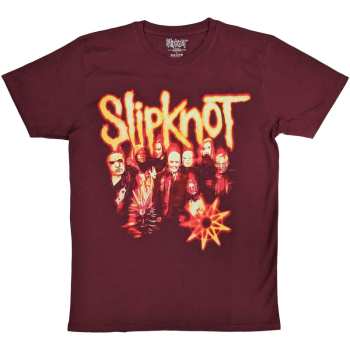 Merch Slipknot: T-shirt The End So Far Group Photo Tribal S Nonogram