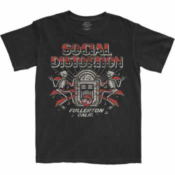 Merch Social Distortion: T-shirt Jukebox Skelly