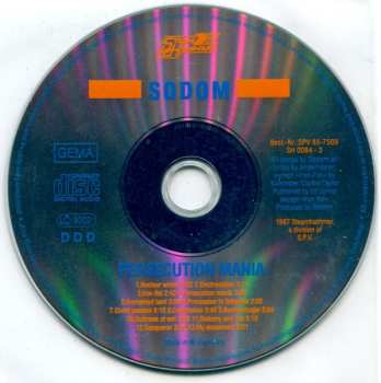 CD Sodom: Persecution Mania