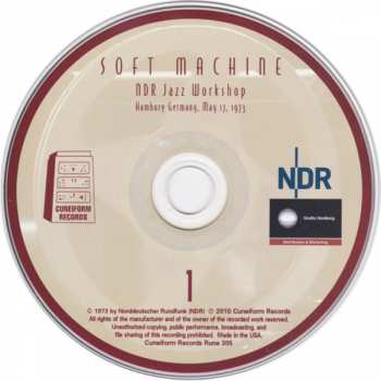 CD/DVD Soft Machine: NDR Jazz Workshop