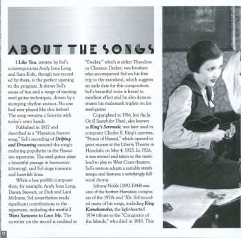 CD Sol Hoopii And His Novelty Quartette: Classic Hawaiian Steel Guitar Performances 1933-34