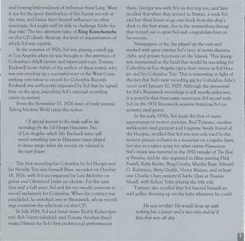 CD Sol Hoopii And His Novelty Quartette: Classic Hawaiian Steel Guitar Performances 1933-34