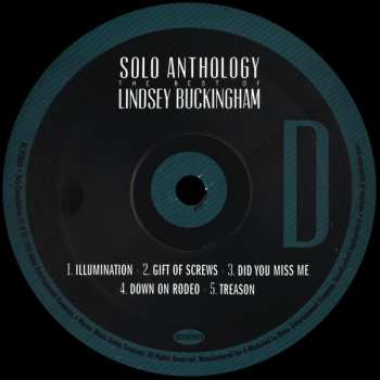 6LP/Coffret Lindsey Buckingham: Solo Anthology: The Best Of Lindsey Buckingham