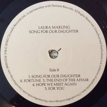 LP Laura Marling: Song For Our Daughter