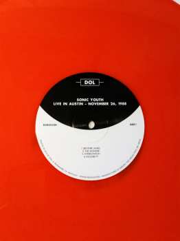 LP Sonic Youth: Live In Austin – November 26, 1988  CLR