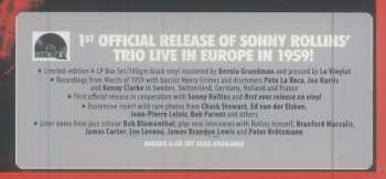 4LP/Coffret Sonny Rollins: Freedom Weaver (The 1959 European Tour Recordings) LTD | NUM