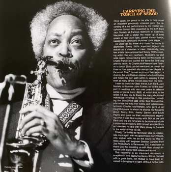 2LP Sonny Stitt: Boppin' In Baltimore: Live At The Left Bank LTD | NUM