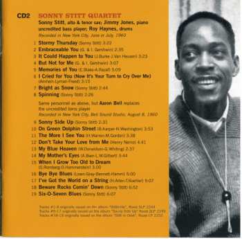 2CD Sonny Stitt Quartet: The Sonny Side Of Stitt