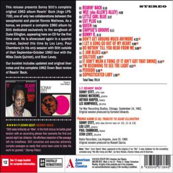 CD Sonny Stitt: Rearin' Back + Tribute To Duke Ellington