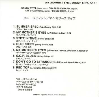CD Sonny Stitt: My Mother's Eyes LTD