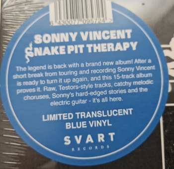 LP Sonny Vincent: Snake Pit Therapy CLR | LTD