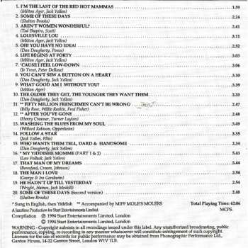 CD Sophie Tucker: Last Of The Red Hot Mommas