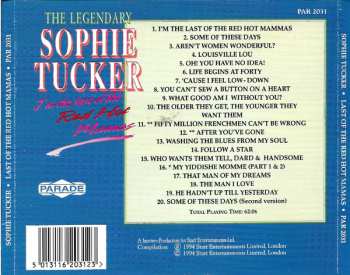 CD Sophie Tucker: Last Of The Red Hot Mommas