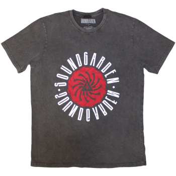 Merch Soundgarden: Stone Wash T-shirt Circle Logo Soundgarden