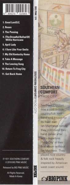 CD Southern Comfort: Frog City