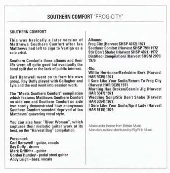 CD Southern Comfort: Frog City