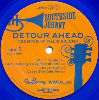 LP Southside Johnny: Detour Ahead - The Music Of Billie Holiday CLR