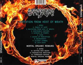 CD Sparagmos: Invitation From Host Of Wrath / Mortal Organic Remains