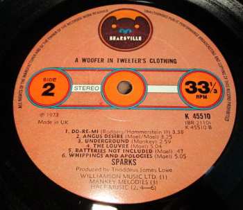 LP Sparks: A Woofer In Tweeter's Clothing