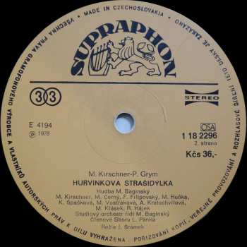 LP Spejbl & Hurvínek: Hurvínkova Strašidýlka