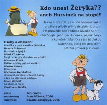 CD Spejbl & Hurvínek: Kdo Unesl Žeryka? Aneb Hurvínek Na Stopě!!