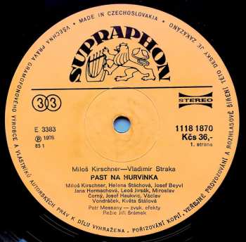 LP Spejbl & Hurvínek: Past Na Hurvínka