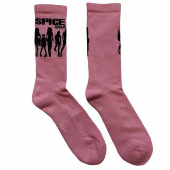 Marchandises Spice Girls: The Spice Girls Unisex Ankle Socks: Silhouette (uk Size 7 - 11) 42 - 47
