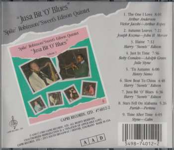 CD Spike Robinson / "Sweets" Edison Quintet: Jusa Bit 'O' Blues - Volume 1