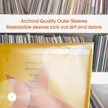 Technique audio Spincare Clarity 12 Inch Single Lp Resealable Outer Record Sleeves