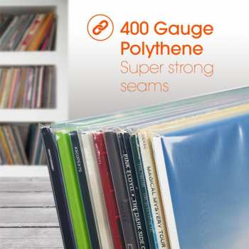 Technique audio Spincare Density 12 Inch 400g Polythene Outer Vinyl Record S - 100 Ks