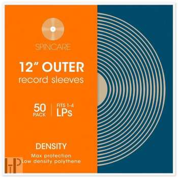 Technique audio Spincare Density 12 Inch 400g Polythene Outer Vinyl Record Sleeves - 50 Ks