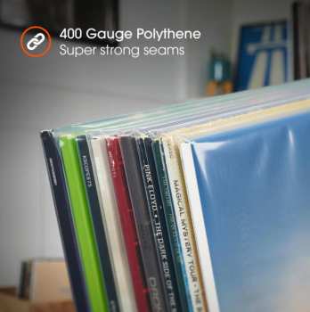 Technique audio Spincare Density 7 Inch 400g Polythene Outer Vinyl Record Sleeves - 50 Ks