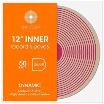 Technique audio Spincare Dynamic 12 Inch Premium Inner Record Sleeves