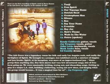 CD Spirit: Live At The Ash Grove,1967 Vol. I