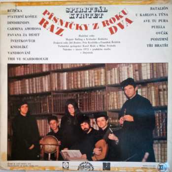 LP Spirituál Kvintet: Písničky Z Roku Raz Dva CLR