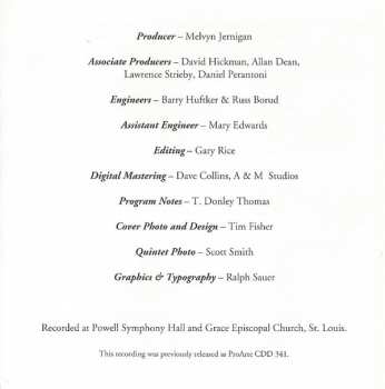 CD St. Louis Brass Quintet: Baroque Brass
