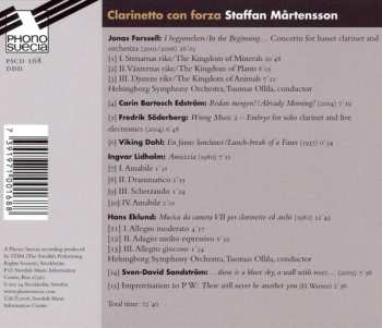 CD Staffan Mårtensson: Clarinetto Con Forza