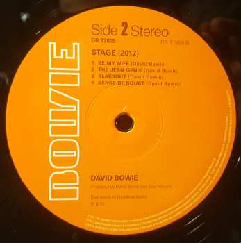 3LP David Bowie: Stage