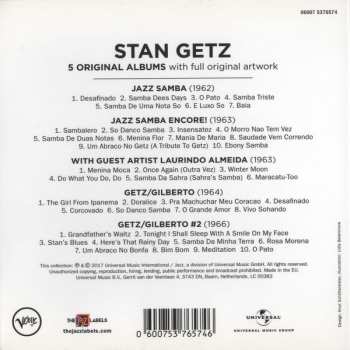 5CD/Coffret Stan Getz: 5 Original Albums, Vol. 2
