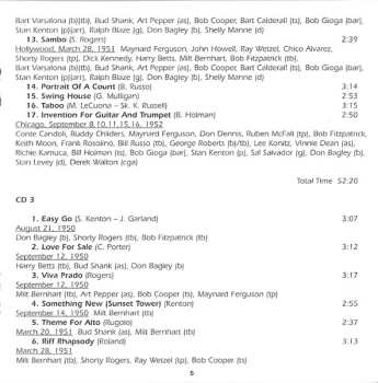 4CD/Coffret Stan Kenton: Swing House